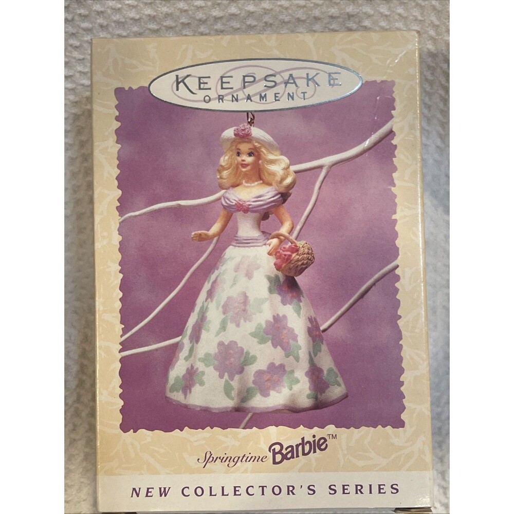 Hallmarks Keepsake Collector's Series Barbie Springtime Ornament 1995 NIB/New